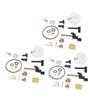3 Set Carburetor Rebuild Kit Plastic Iron Carburetor Repair Kit