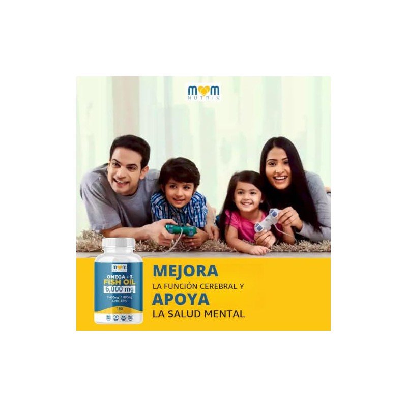 Mom Nutrix Aceite de Pescado Omega 3 con M?ximo Epa