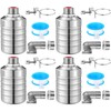MorningRo 2 Pack Water Float Valve 1/2" to 3/4'' Auto