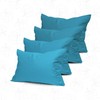 MistyMorning Pillow Cases 4 Pack - Standard Size (50x75+15cm), Egyptian