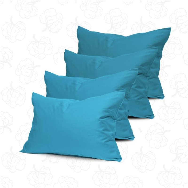 MistyMorning Pillow Cases 4 Pack - Standard Size (50x75+15cm), Egyptian