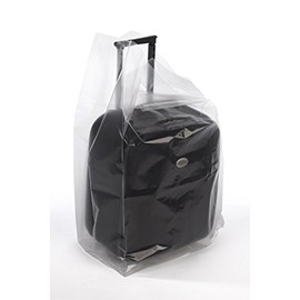 15" x 9" x 24" x 3 mil Clear Eco-Manufactured Plastic Side-Gusseted Bags (Case of 250)