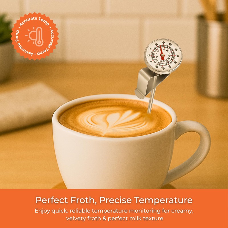 Innoteck Essentials Frothing Thermometer 15.5 cm - Stainless Steel -