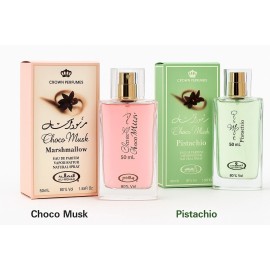 Al Rehab Choco Musk Marshmallow + Choco Musk Pistachio 2 Pack 1.6 Oz 50 Ml BY AL REHAB