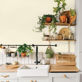 Glidden Total 1 gal. Mesa Beige/Yellow Eggshell Interior Paint with Primer