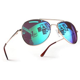 Miobo UV400 CAT 3 CE High Quality Aviator Sunglasses Mirrored -