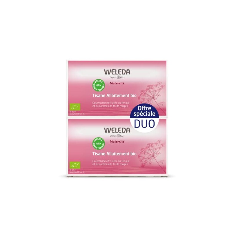 Weleda Maternity Breastfeeding Herbal Tea Red Fruits Organic 2 x