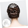 OATIPHO Bridal Rhinestone Hair Comb for Weddings Elegant Headpiece for