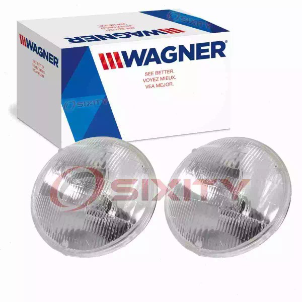 Wagner Lighting 2 pc Wagner High Beam Headlight Bulbs for