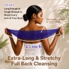 Esponja de red africana para la ducha, 2 esponjas exfoliantes