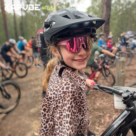 KAPVOE Kids Baseball Glasses Youth Sports Sunglasses Softball Cycling Running Shades Boys Girls Age 3-14 - K9035