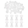 PATIKIL 12mm Chicago Screws, 20 Sets Plastic Chicago Screws Slotted