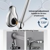 Shower Head Holder, 720° Universal Adjustment Shower Head Bracket, No
