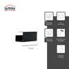 DAPRONA Snow guard connector, snow guard, snow guard, 5 cm,
