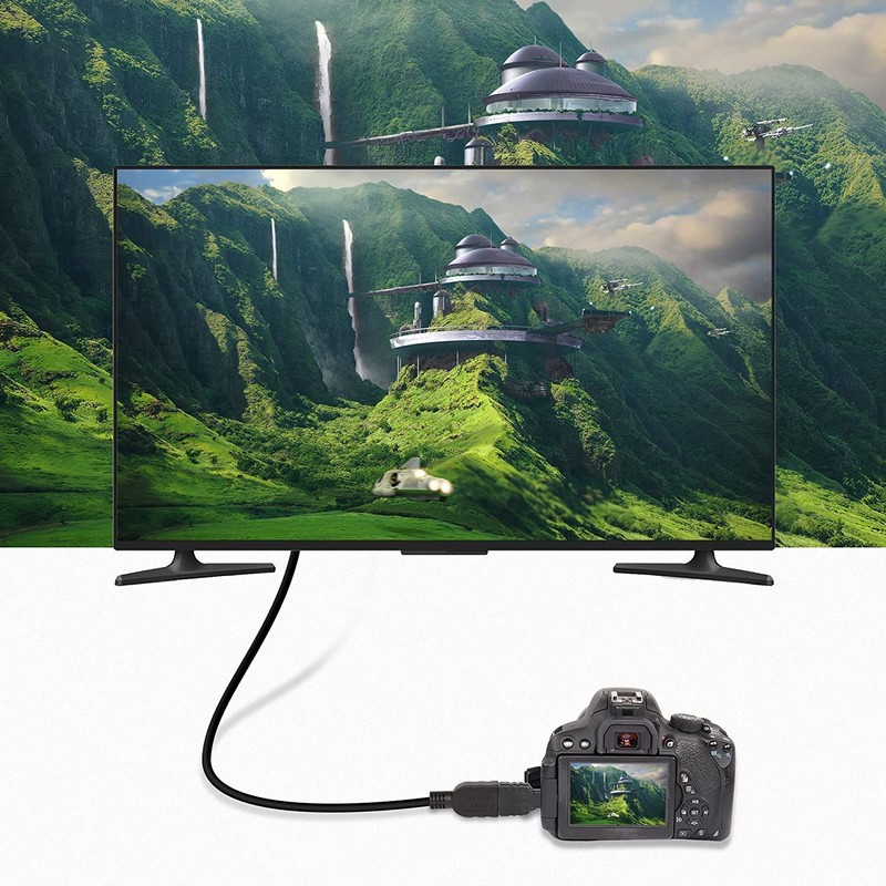 CABLEPELADO HDMI to Micro HDMI Adapter, Micro Video Adapter, 4K