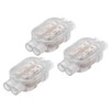 YAODHAOD Connection Terminals, Waterproof Quick Connector, 3 Pieces, IP68, 0.5