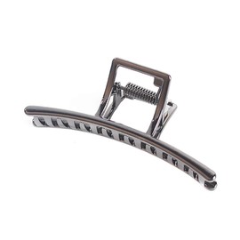 Fodattm Hair Claw for Adults Solid Color Vintage Simple Alloy Hair Claw Clamp Large Shark Clip Ponytail Holder Hair Claw Accessories for Girls Women Black