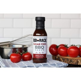 Rib Rack Original Sugar Free BBQ Sauce 11 oz (4 pack)