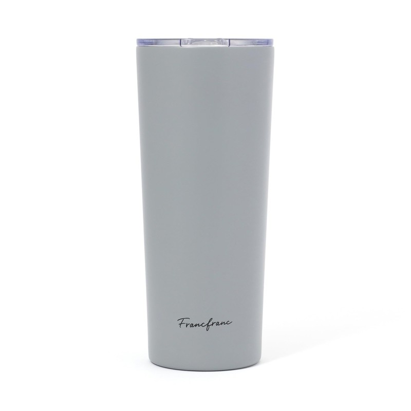 Francfranc Stainless Steel Tumbler with Lid, 22.0 fl oz (650