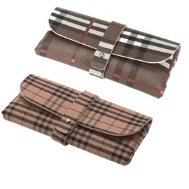 EYVRPAU Pack of 2 Glasses Case for Men and Women, Soft Lightweight, Sunglasses Case, Portable Glasses Case, Retro Glasses Case, Glasses Case for Travel, Study, Work