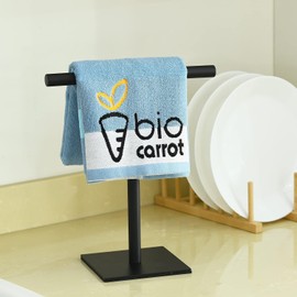 Bath Hand Towel Holder Standing, T-Shape Hand Towel Holder - Standing Hand Towel Rack for Bathroom，Kitchen or Vanity Countertop