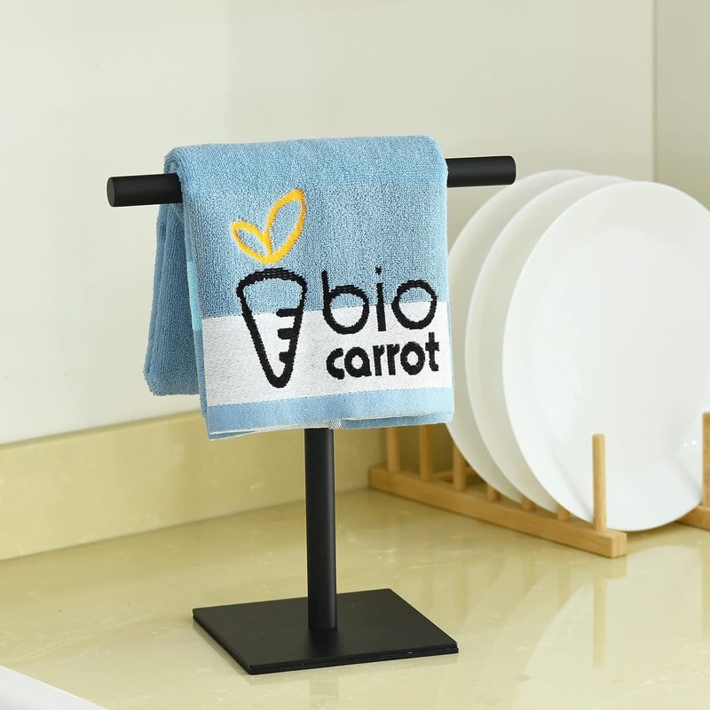 Bath Hand Towel Holder Standing, T-Shape Hand Towel Holder -
