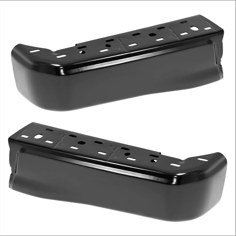 Rear Bumper End Caps Cover Face Bar with Sensor Hole