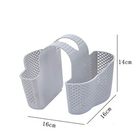 jingming Organizador del fregadero de la cocina organizador del Caddy sostenedor de utensilios de cocina esponja sostenedor cocina baño almacenamiento storage (grey)