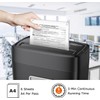 Bonsaii 6 Sheet High Security Micro Cut Paper Shredder, Credit