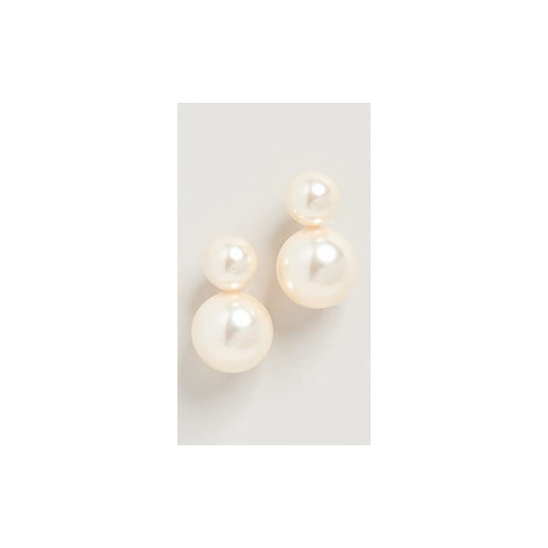 Jennifer Behr Women's Iris Earring, Pearl, Off White, One Size
