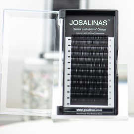 JOSALINAS Eyelash Extension 0.07MM Thickness C Curl 8-15MM Mix Black Individual Volume Lashes (0.07C (8-15mm))