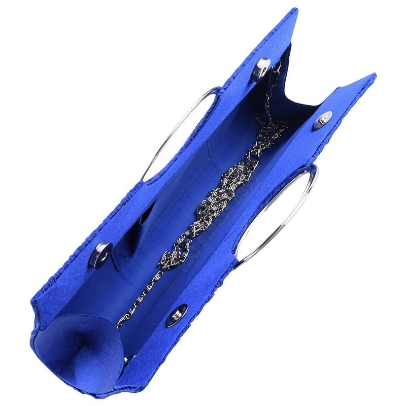 Womens Tote Bag Ladies Crystal Diamante Clutch Purse Bridal Wedding