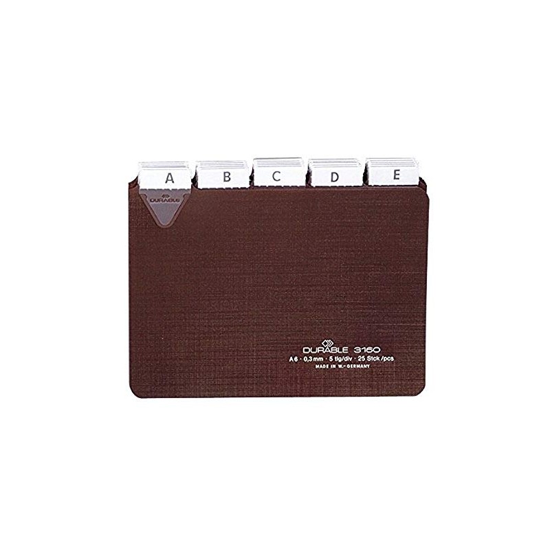 Durable 316011 Header Cards Pack of 25 A6 Landscape