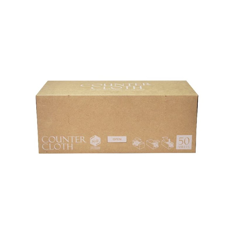 Strix Design Counter Cloth SA-164 Disposable Cleaning Cloths, Boxed, Antibacterial,