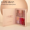 12 Colors Book Style Velvet Matte Liquid Lipstick Gift Set