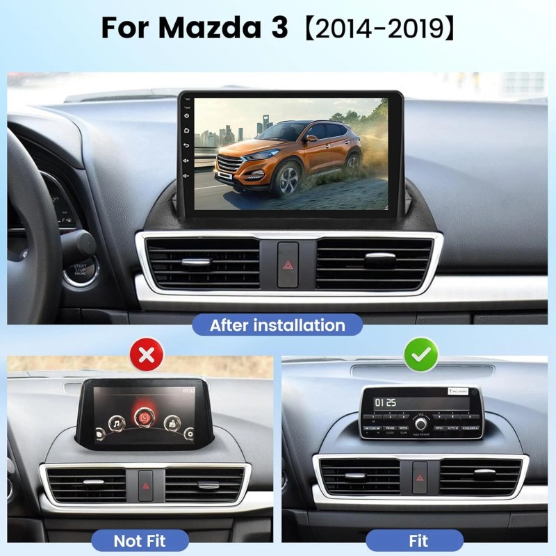 t-carplay W/ Camera Apple Carplay Android Auto Radio Stereo GPS