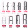 kuosbiu 100 PCS Non-Insulated Butt Connectors Kit, AWG 26-22 Wire