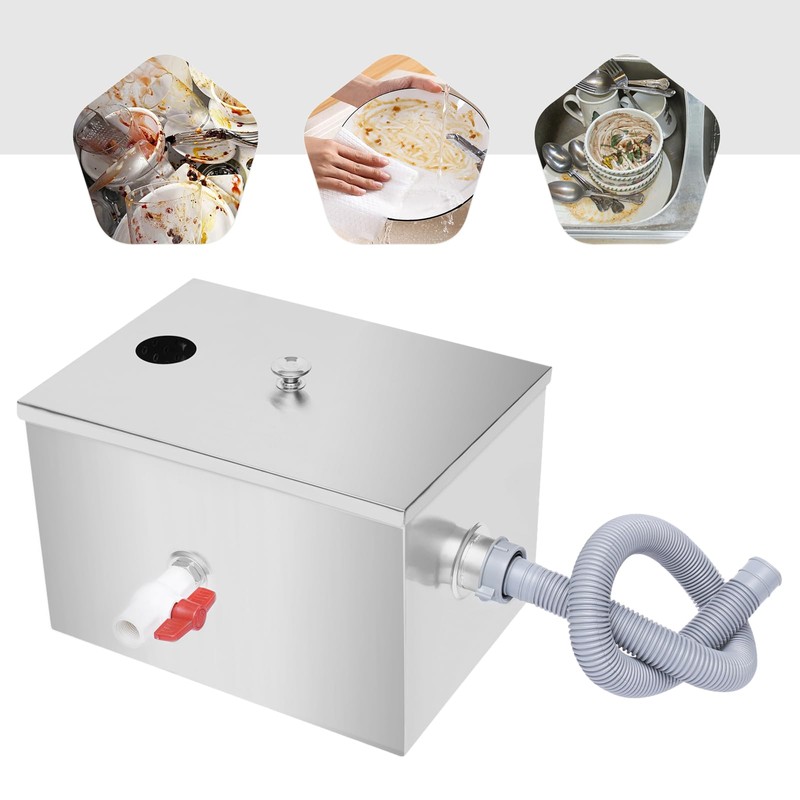 Commercial Grease Trap Stainless Steel Interceptor Waste Water Oil-Water Separator