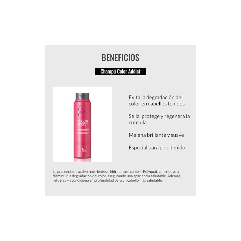 Lendan Shampoo Cs Protector Del Color Addict 300ml