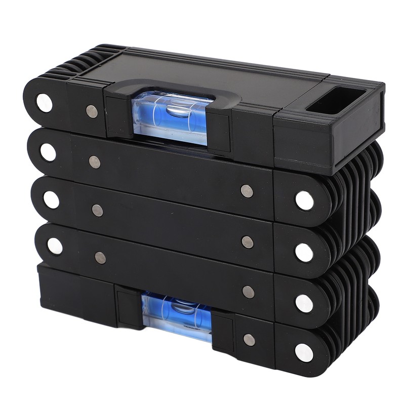 Folding Level Ruler Aluminum Alloy 4 Bubble Multifunction Multi Angle
