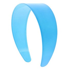 Motique Accessories White 2 Inch Hard Plastic Headband with Teeth Women and Girls wide Hair band