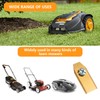 AGAKY Titanium Blades, 30x Replacement Titanium Blades, Lawn Mower Cutting
