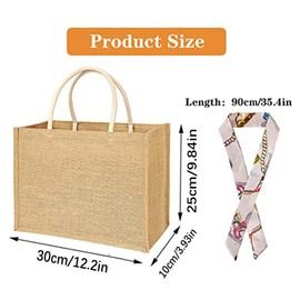 KangBaz 12.2x9.84x3.93in, Jutetasche Shopper Strandtasche Jute Personalisiert