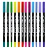 Uchida 1122-12E Le Plume II Double-Ended Markers with Brush and