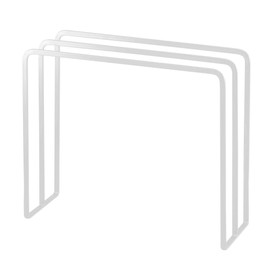 Yamazaki Industries 7145 Alloy Steel Dish Towel Hanger Tower, White