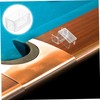 WHAMVOX 3pcs Acrylic Billiard Chalk Holder Portable Transparent Pool Cue