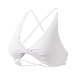 AUROLA Venus Sports Bras Women Workout Athletic Removable Padded Backless Strappy Low Support Gym Fitness Yoga Crop Top