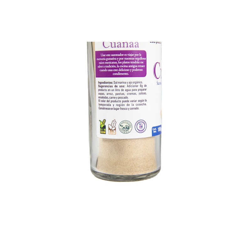 Cusibani | Cuanaa: Sal Marina Premium con Ajo, Agroecológico, Kosher,