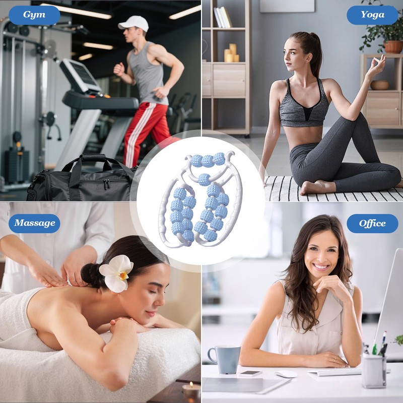 Leg Massager - Leg Clamp Massage Cellulite Roller with 20