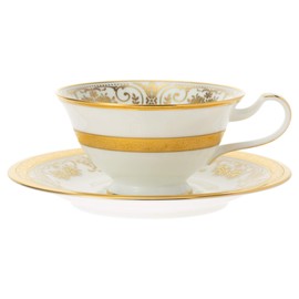Noritake T59587/4858 Noritake Cup & Saucer (Coffee & Tea) 220cc Georgian Palace Bone China